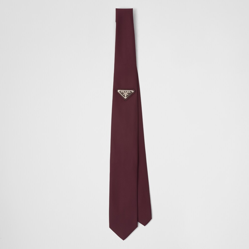 Prada Re-Nylon gabardine tie 1