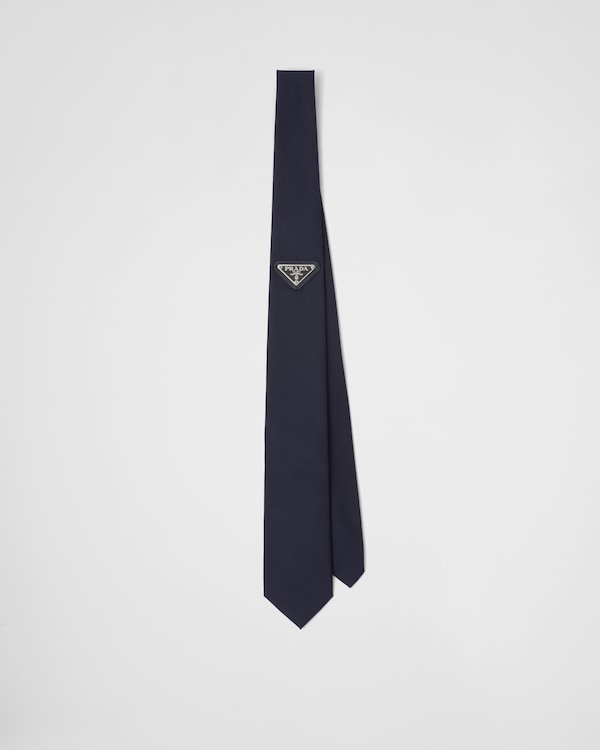 中古・古着通販】PRADA (プラダ) シルクネクタイ ネイビー