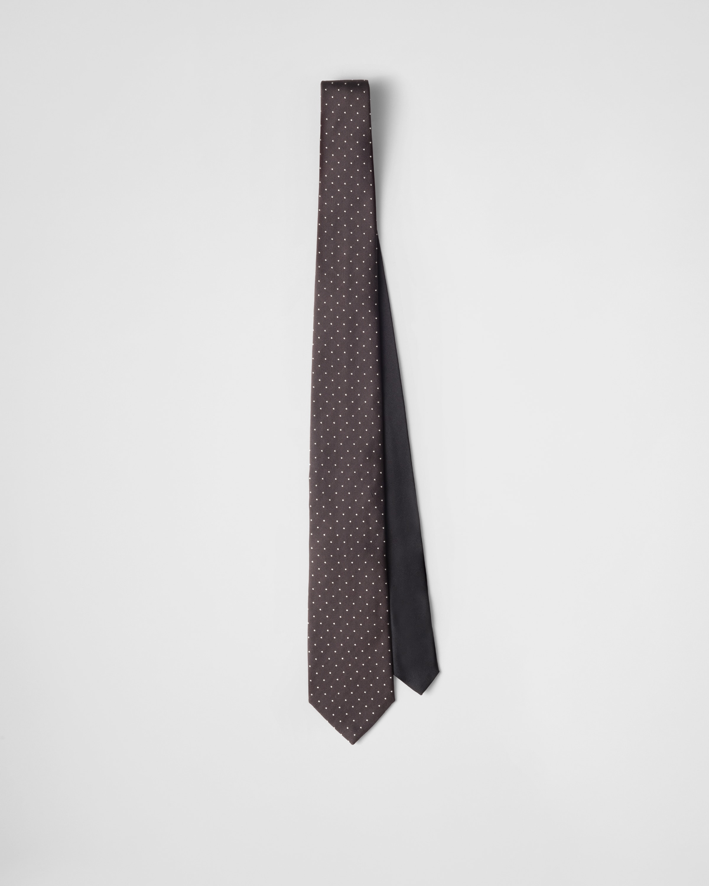 Ebony Silk tie | PRADA