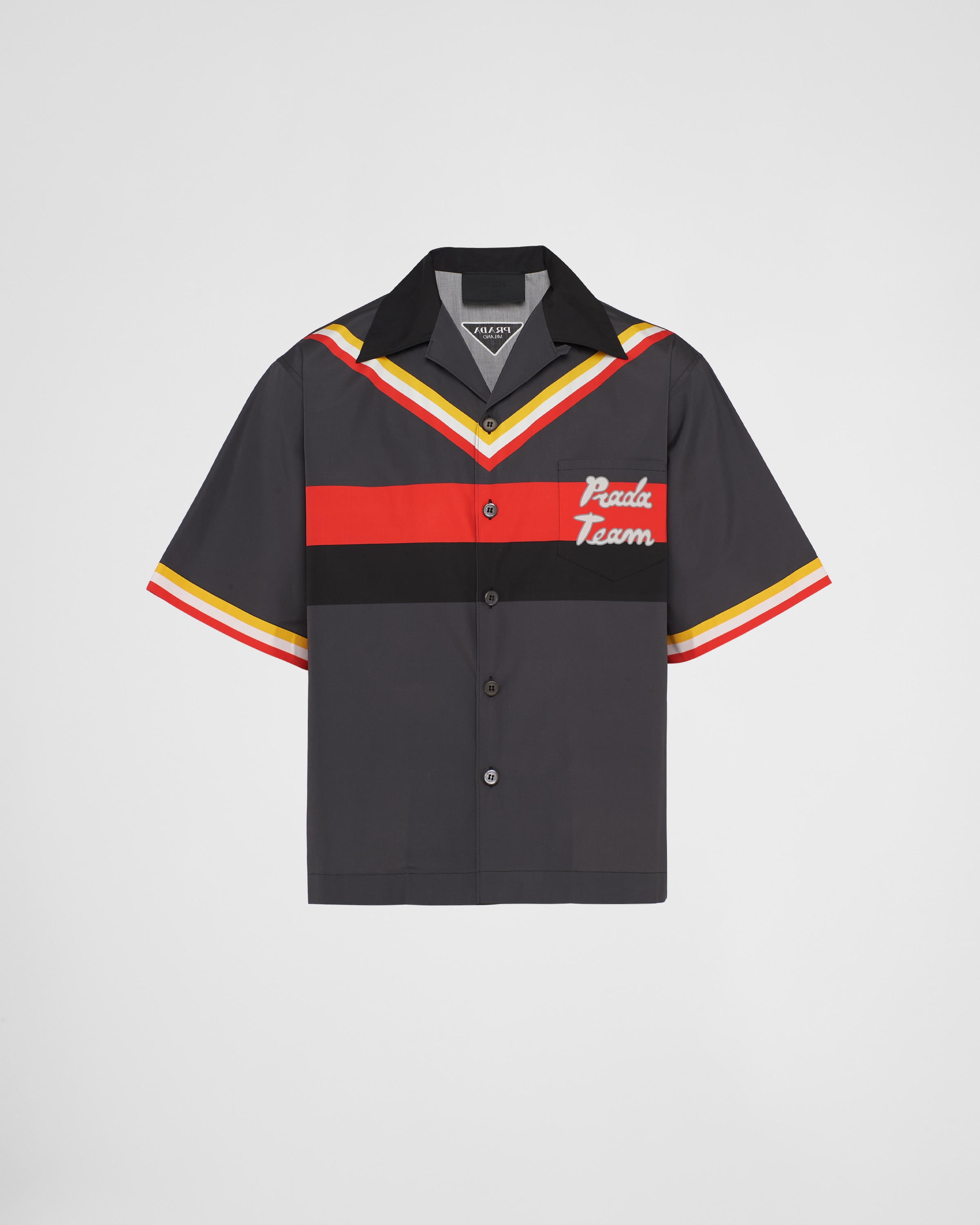 トップス PRADA SPORT Logo Stretch Polo Shirt Prada Stretch Cotton Polo Shirt with Nylon Details | Saks