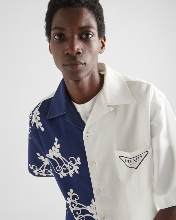 Double Match cotton shirt Double Match cotton shirt