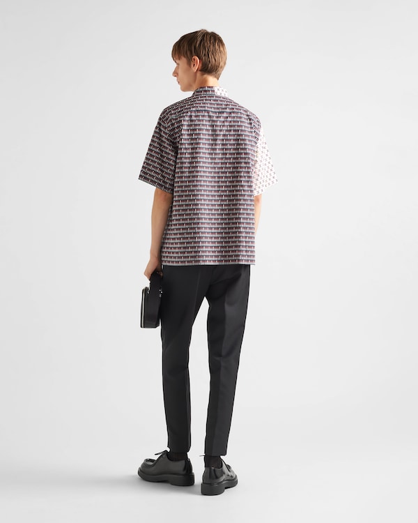 Camisa Double Match de algodón - Negro Camisa Double Match de algodón - Negro