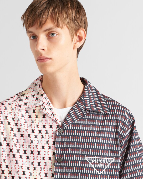 Camisa Double Match de algodón - Negro Camisa Double Match de algodón - Negro