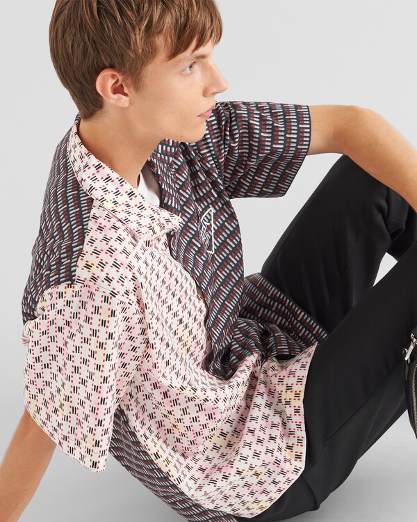 Camisa Double Match de algodón - Negro Camisa Double Match de algodón - Negro