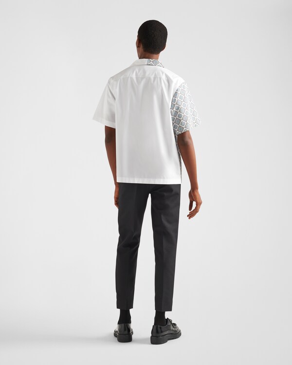 Camisa Double Match de algodón - Cristal Camisa Double Match de algodón - Cristal