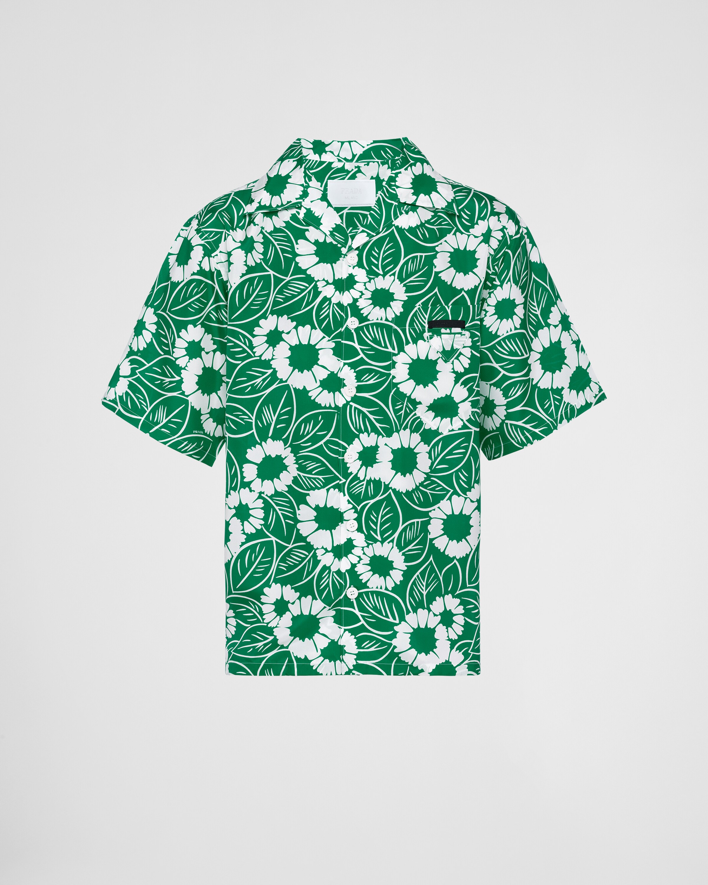 Prada hawaiian shirt clearance