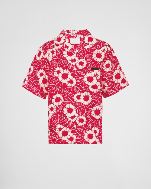 Prada shirt red clearance