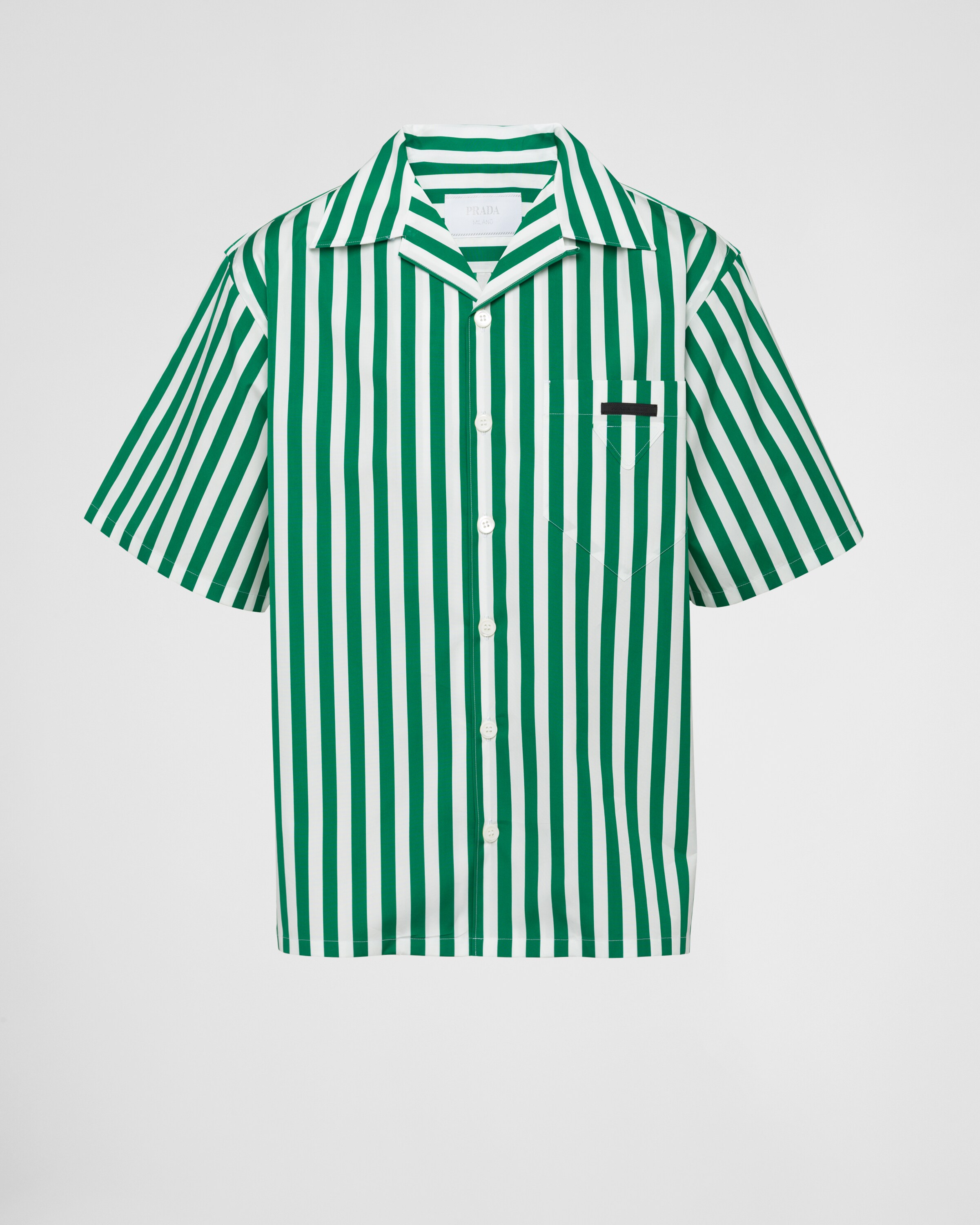 Prada green shirt clearance