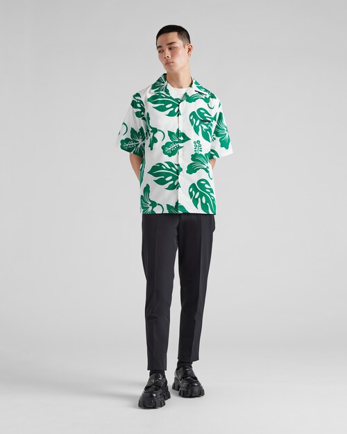 Prada Short\u002Dsleeved cotton shirt 2
