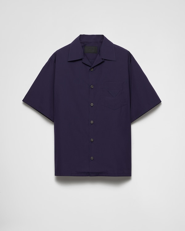 Black Piqué shirt | PRADA