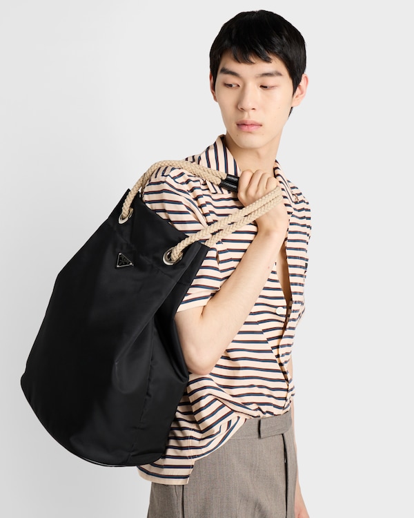 Striped cotton and silk bowling shirt Striped cotton and silk bowling shirt