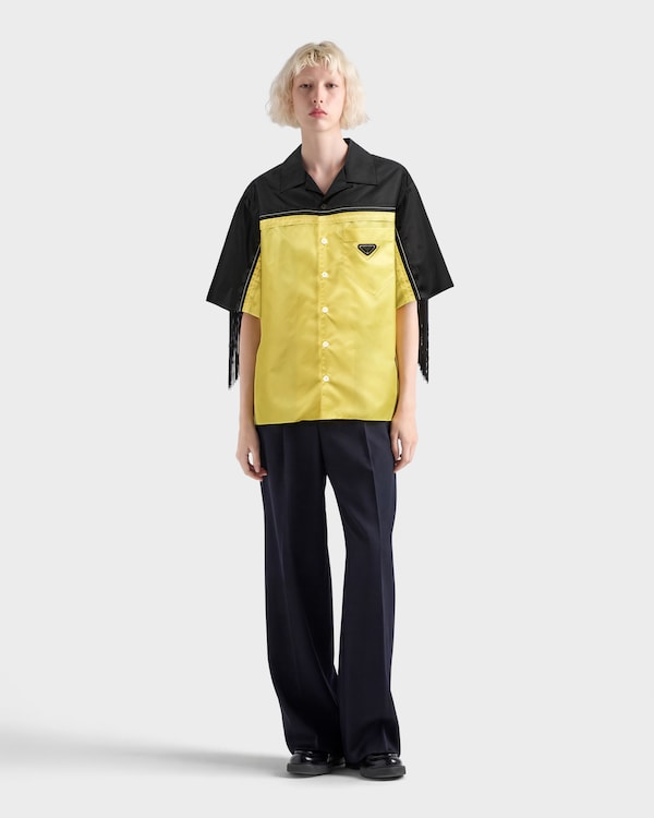 타임캡슐 리나일론 프린지 셔츠 - 유자 노랑 타임캡슐 리나일론 프린지 셔츠 - 유자 노랑