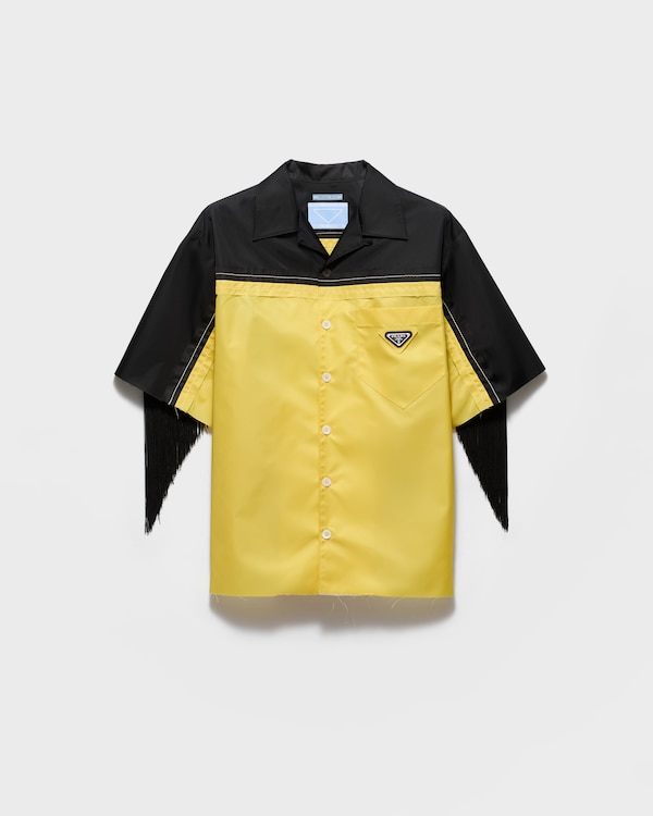 타임캡슐 리나일론 프린지 셔츠 - 유자 노랑 타임캡슐 리나일론 프린지 셔츠 - 유자 노랑