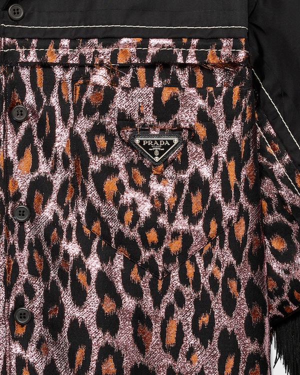 Timecapsule Hemd aus Wollgemisch mit Fransen - Rosa Timecapsule Hemd aus Wollgemisch mit Fransen - Rosa