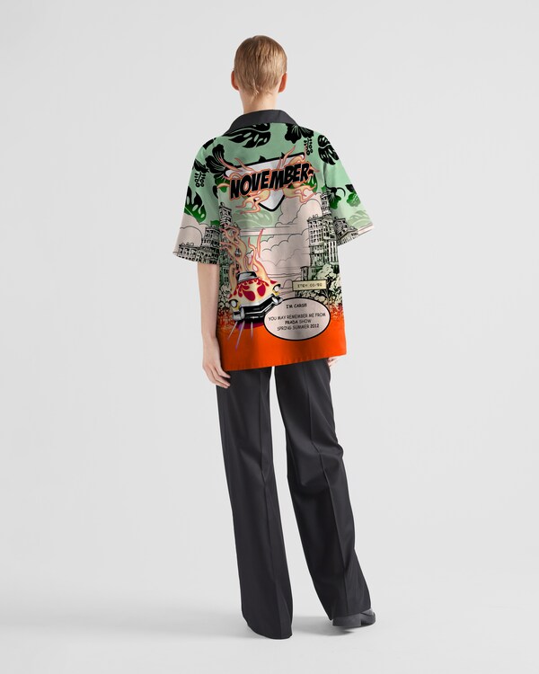 Timecapsule 印花棉質襯衫 Timecapsule 印花棉質襯衫