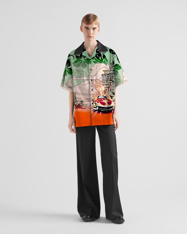 Timecapsule 印花棉質襯衫 Timecapsule 印花棉質襯衫