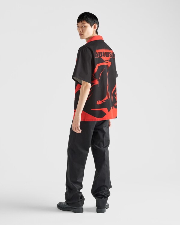 Timecapsule printed poplin shirt Timecapsule printed poplin shirt