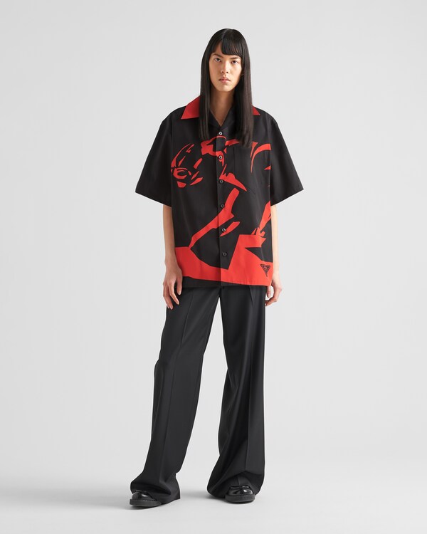 Timecapsule printed poplin shirt Timecapsule printed poplin shirt