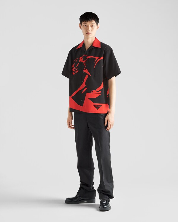 Timecapsule printed poplin shirt Timecapsule printed poplin shirt