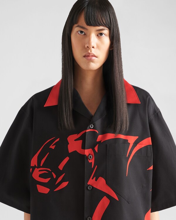 Timecapsule printed poplin shirt Timecapsule printed poplin shirt