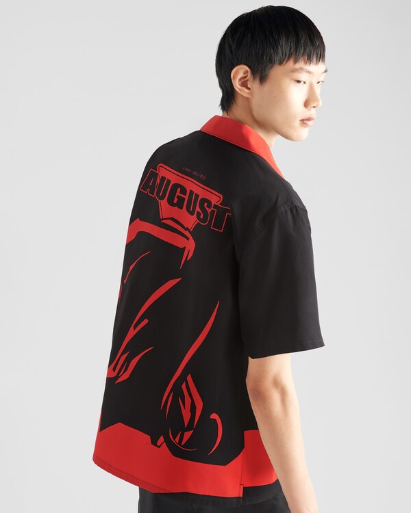 Timecapsule printed poplin shirt Timecapsule printed poplin shirt