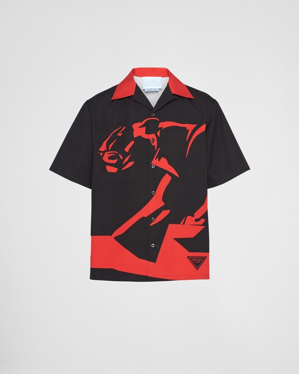 Timecapsule printed poplin shirt Timecapsule printed poplin shirt