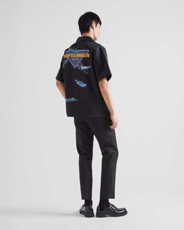 Chemise en popeline imprimée Timecapsule - Noir Chemise en popeline imprimée Timecapsule - Noir