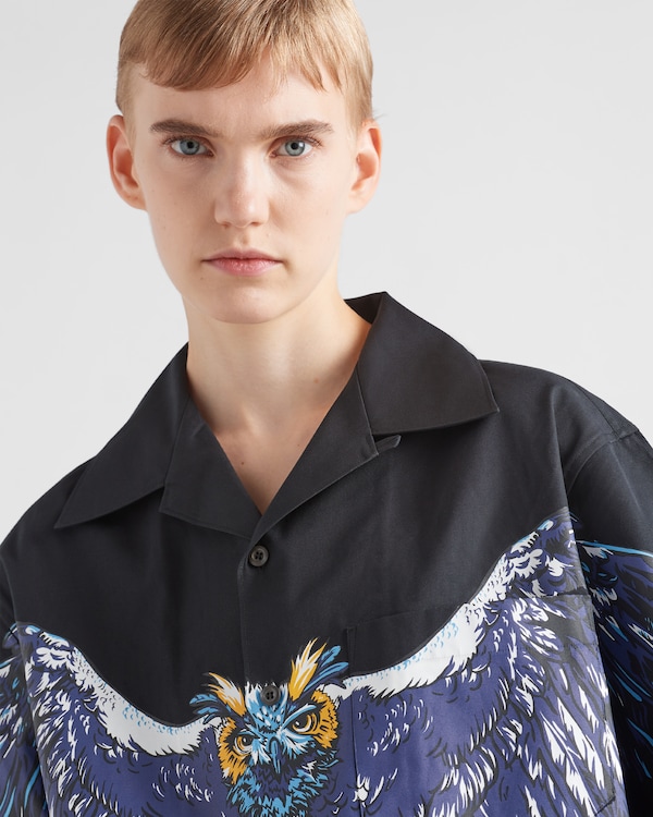 Chemise en popeline imprimée Timecapsule - Noir Chemise en popeline imprimée Timecapsule - Noir