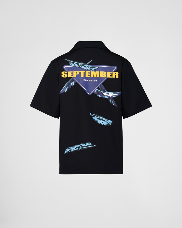 Chemise en popeline imprimée Timecapsule - Noir Chemise en popeline imprimée Timecapsule - Noir