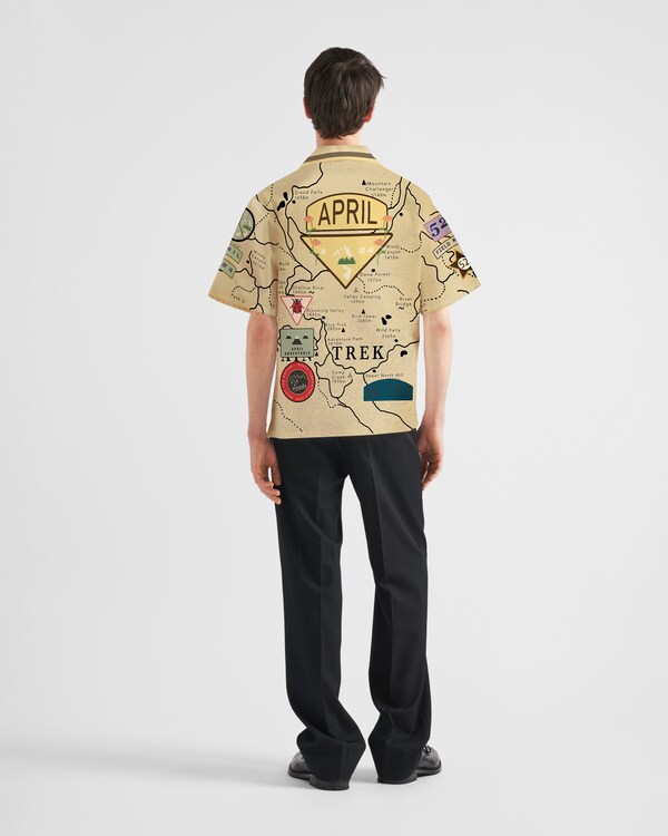 Timecapsule printed cotton shirt Timecapsule printed cotton shirt