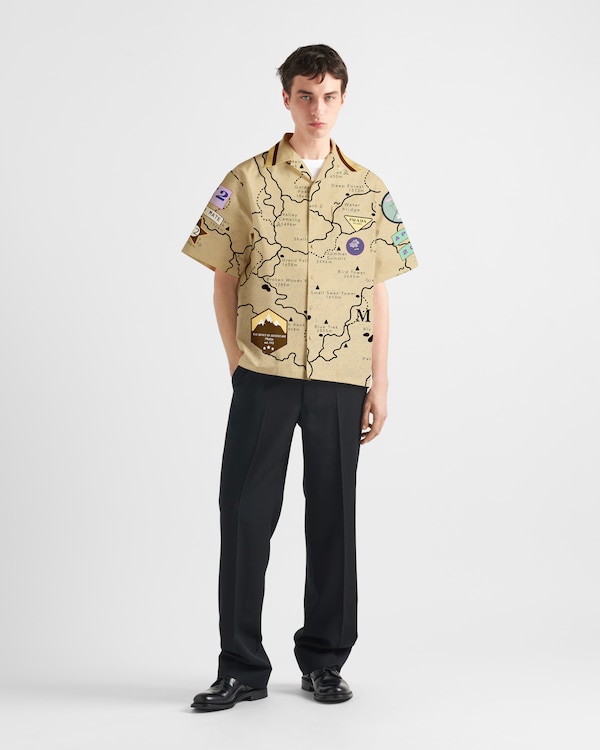 Timecapsule printed cotton shirt Timecapsule printed cotton shirt