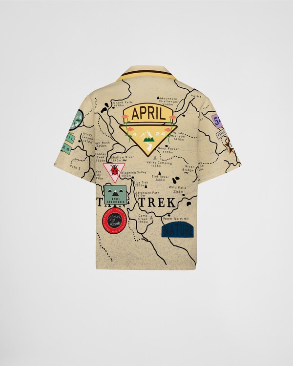 Timecapsule printed cotton shirt Timecapsule printed cotton shirt