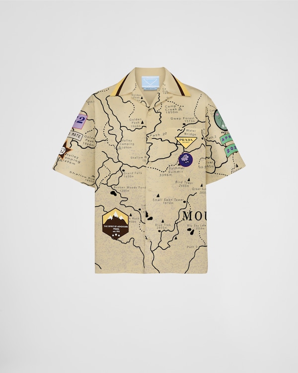 Timecapsule printed cotton shirt Timecapsule printed cotton shirt