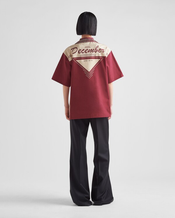 Timecapsule cotton shirt with appliqués Timecapsule cotton shirt with appliqués