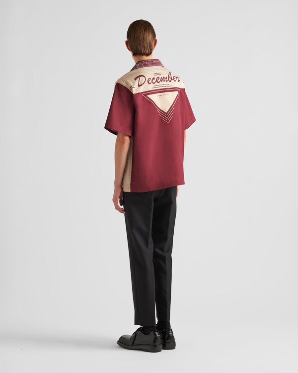 Timecapsule cotton shirt with appliqués Timecapsule cotton shirt with appliqués