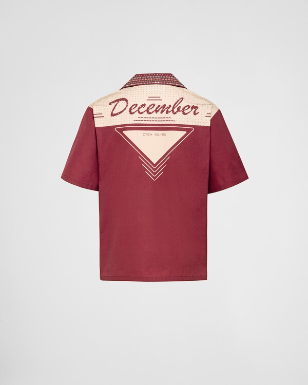 Timecapsule cotton shirt with appliqués Timecapsule cotton shirt with appliqués