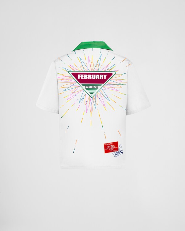 Camicia Timecapsule in cotone stampato - Naturale Camicia Timecapsule in cotone stampato - Naturale