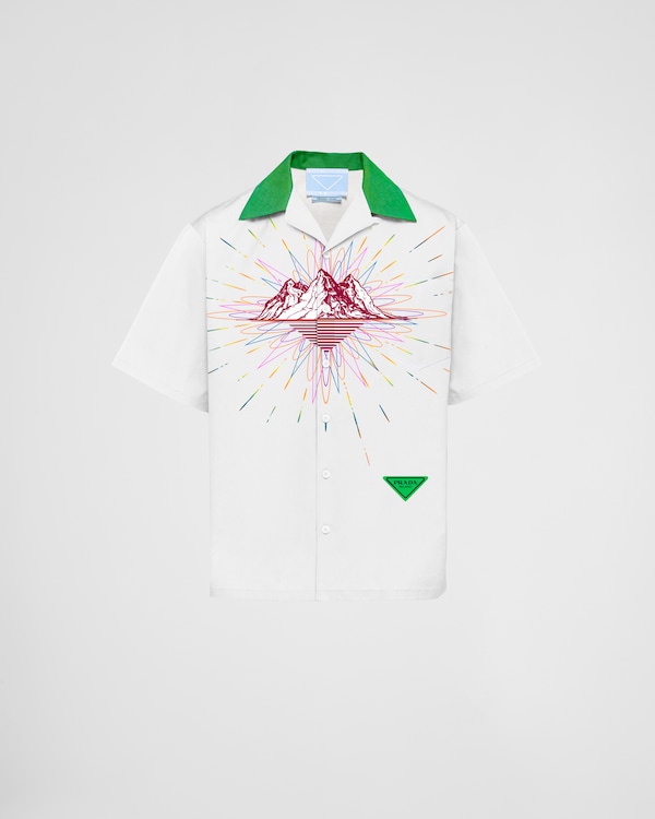 Camicia Timecapsule in cotone stampato - Naturale Camicia Timecapsule in cotone stampato - Naturale