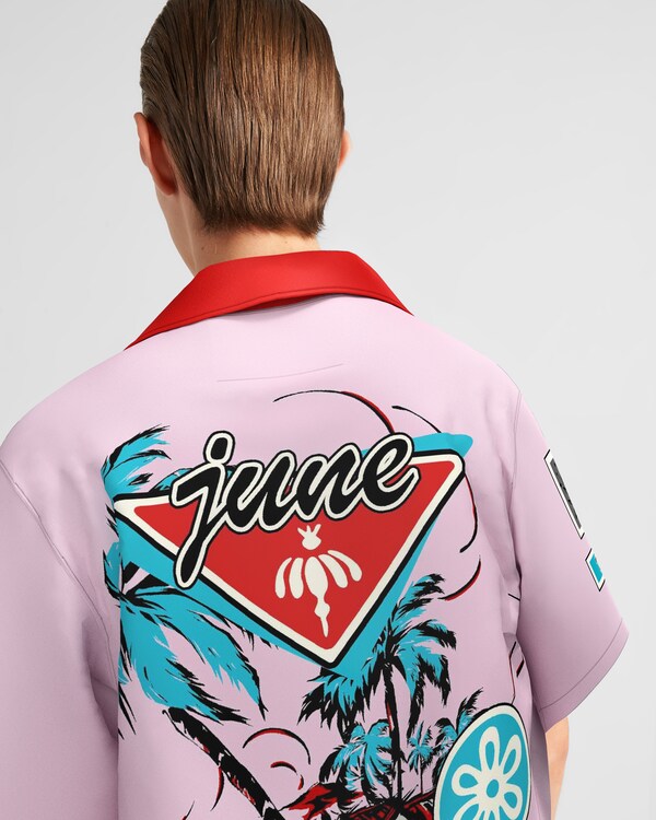 قميص بطبعة "Timecapsule" قطني قميص بطبعة "Timecapsule" قطني