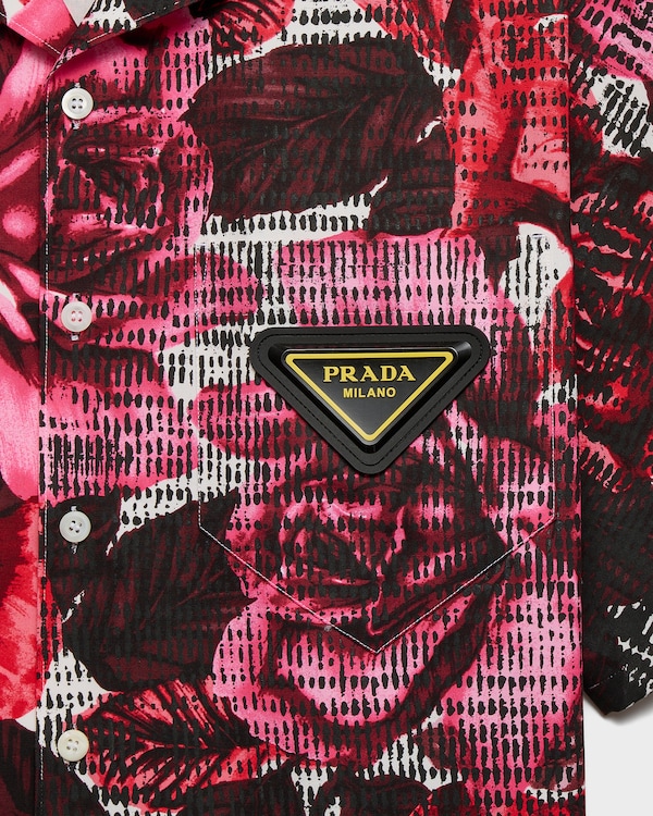 Timecapsule印花棉衬衫 - 粉红色 Timecapsule印花棉衬衫 - 粉红色