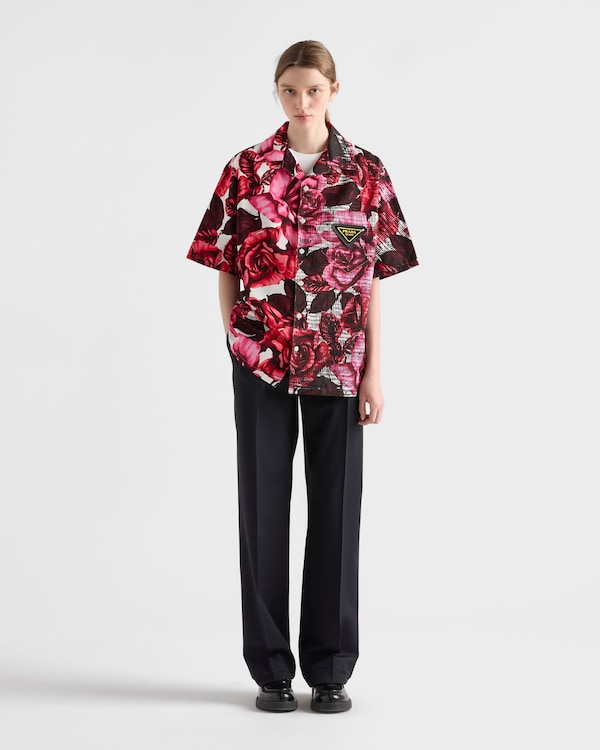 Timecapsule印花棉衬衫 - 粉红色 Timecapsule印花棉衬衫 - 粉红色