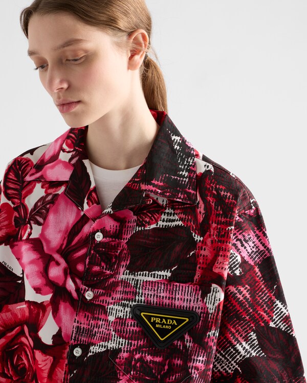 Timecapsule印花棉衬衫 - 粉红色 Timecapsule印花棉衬衫 - 粉红色