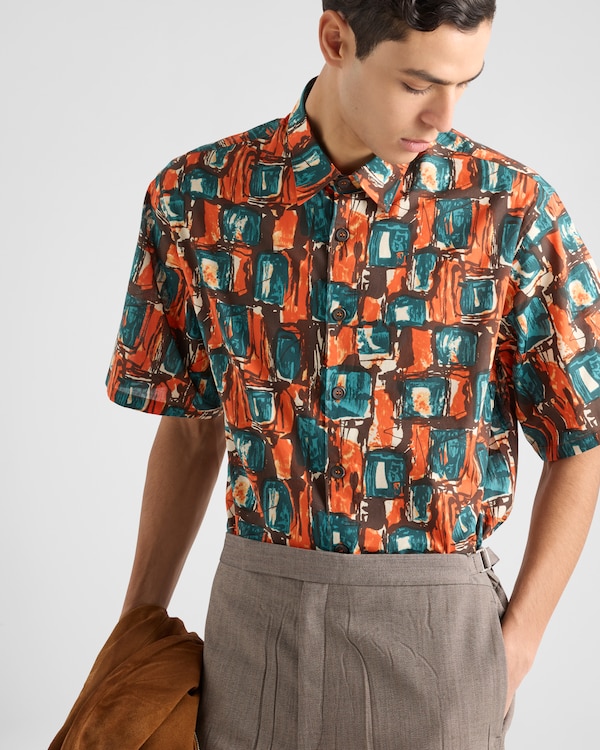 Short-sleeved cotton shirt Short-sleeved cotton shirt