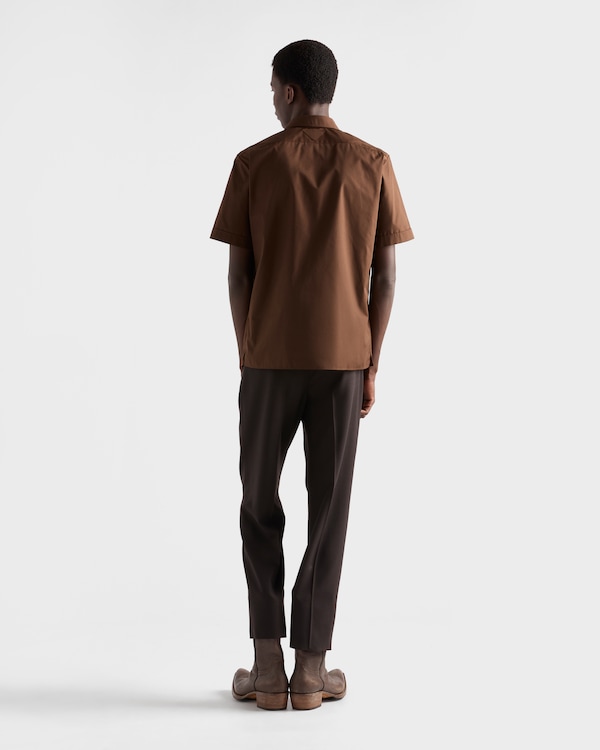 Short-sleeved cotton blend shirt Short-sleeved cotton blend shirt