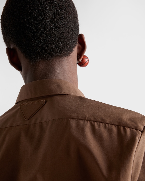 Short-sleeved cotton blend shirt Short-sleeved cotton blend shirt