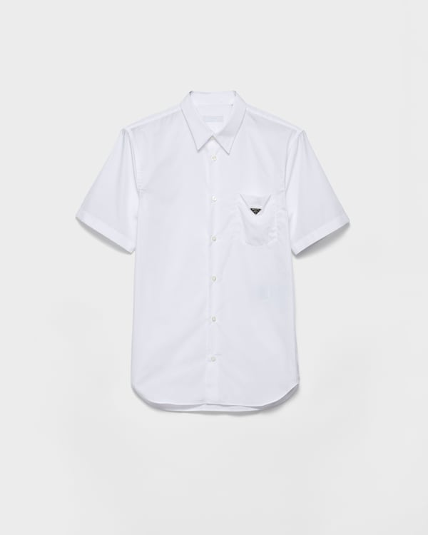 White Cotton bowling shirt | PRADA