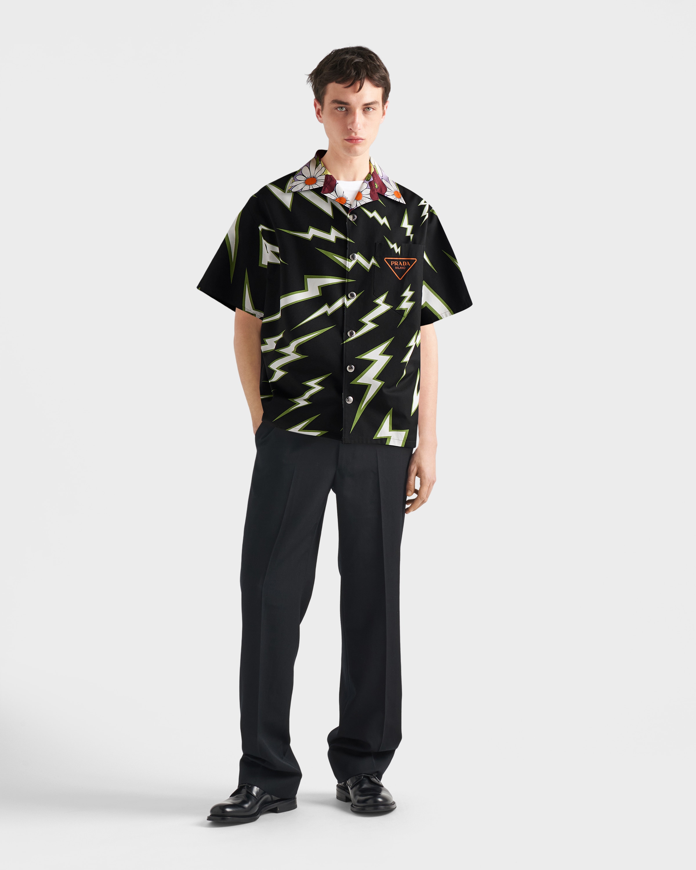 Timecapsule printed cotton shirt
