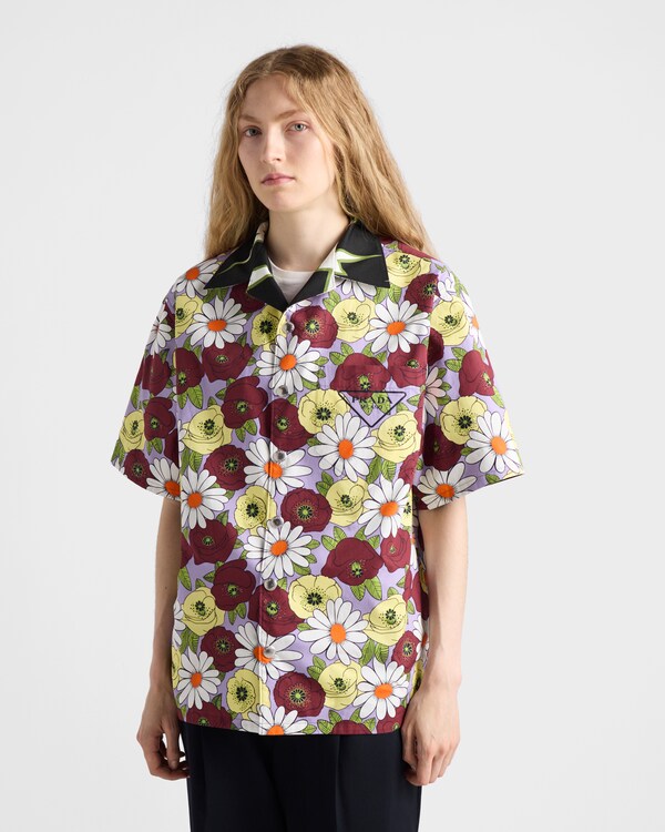 Timecapsule printed cotton shirt Timecapsule printed cotton shirt