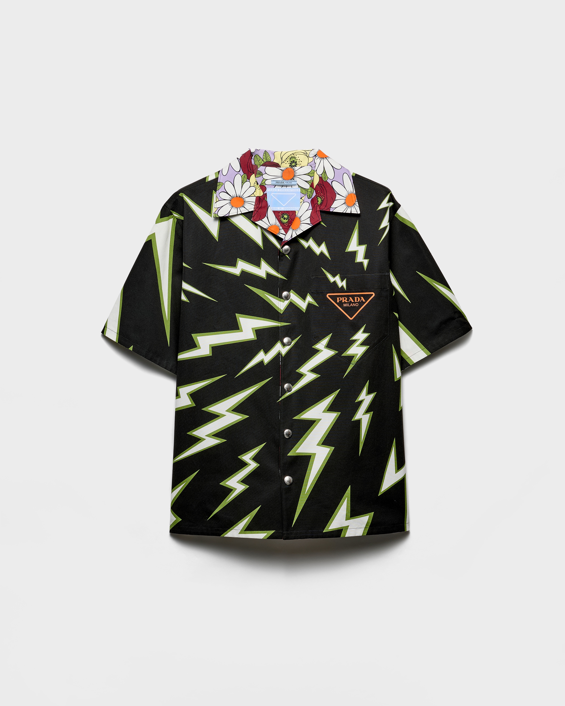 Timecapsule printed cotton shirt
