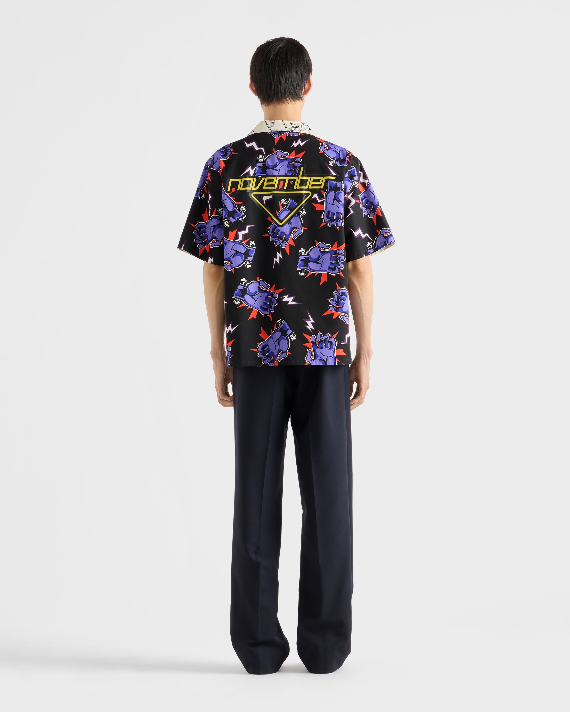 Timecapsule printed cotton shirt